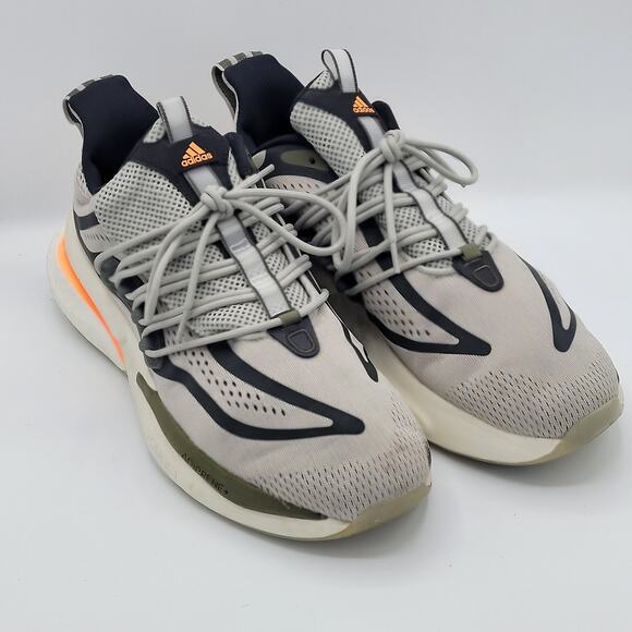 Adidas Alphaboost V1 gray mens size 12 - Picture 2 of 9
